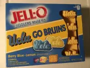 NOS Jell-O Mold Kit Jigglers ~ UCLA-Go Bruins ~ 2 Molds + Lemon/Berry Blue