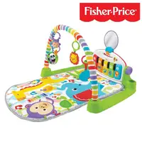 在飛比找momo購物網優惠-【Fisher price 費雪】可愛動物鋼琴健身器/健力架