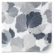 [Namly Design] Tiles Sticker - Abstract geometric pattern / Pale and dark gray petals / Set of 24