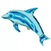 Luau Hawaiian Under the Sea Party Supplies Dolphin SuperShape Balloon 84 x 56cm