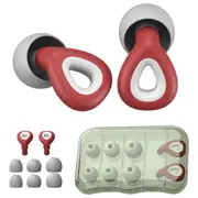 2Pcs Silicone EarPlugs For Sleeping Noise Reduction Ear Protection Earplugs Set