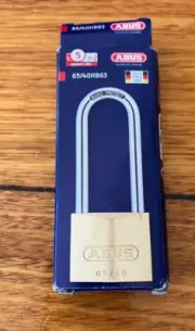 New Boxed ABUS Padlock 65/40 63mm - 65/40HB63
