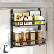 ACA 2-Tier Over Door Shower Caddy Hanging Bathroom Storage Rack Holder Organizer Shelf