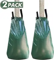 2 Pack Tree Watering Bag 20 Gallon Watering Bag for Trees with Heavy Duty Zipper Premium PVC Tree Bags Drippers Bag Original Slow Release Watering Bag for Trees