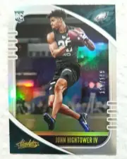 2020. ABSOLUTE. JOHN HIGHTOWER IV. ROOKIE FOIL #160. WR. EAGLES. RARE. #120/199.
