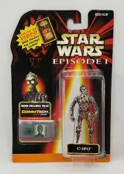 Star Wars Episode I C-3PO & CommTech Chip Action Figure Collection 2 NEW Unopen