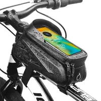 在飛比找PChome24h購物優惠-自行車包 登山車包 手機觸控硬殼前樑包/上管包