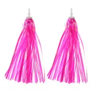 Bike Streamers, Scooter Handlebar Tassels Grips Ribbons, Rose Pink
