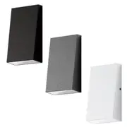 EDGE-4 Outdoor LED Wall Light 4w 3000k/5000k in Black, Grey and White