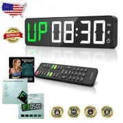Oversized Digital Fitness Timer - Interval Countdown & Stopwatch for Home/Gym