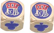 Abaodam 2PCS Zinc Alloy Heart Pattern Dice Multi Sided Precision Writing Dice for Role Playing Games Family Gatherings and Parties and Smooth for