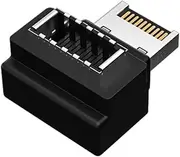 Peakloong USB 3.1 Gen 2 Front Panel Header Type-E Male to Type-E Female Cable Adapter Connector