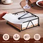 Napkin Holder Flat Napkin Holder Metal Serviette Holder Napkin Stand with DeQCT