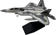 Replica Pre-Build Aircraf 1/100 for Army Stealth F22 Die-cast Metal Fighter Raptor F-22 Military Fans Collection Military Airplane Model Collection Gift Display