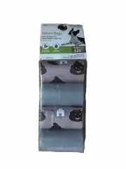 Sophresh Smiley Face Poop Unscented Dog Waste Bags 120 Count