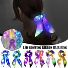 Glow In The Dark Hair Rope Light Up Headwear LED Luminous Hair Bands Women