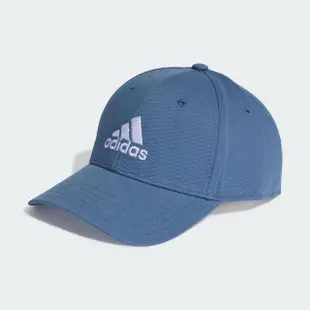 【adidas 愛迪達】Bball Cap Cot 棒球帽 運動 休閒 訓練 夏日 防曬 愛迪達 藍(II3514)