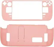 Steam Deck Protective Case, Steam Deck Kickstand Cover, Game Console Kickstand Case for (Pink)