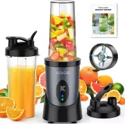 900W Smoothie Blender, Personal Blender for Shakes and Smoothies with 2 No-Bpa 2