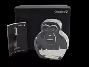 KSD Orrefors Zoo Collection 6534716 Monkey Ape Animal Clear Crystal Figurine NEW