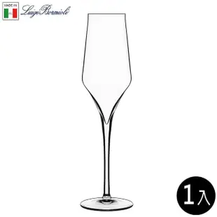 【Luigi Bormioli】義大利無鉛水晶香檳杯 240ml 1入(香檳杯 氣泡酒杯 笛型杯 無鉛水晶玻璃)