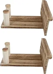 Vaguelly Wooden Guitar Hanger Guitar Hanging Rack Simple Design for Home School