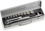 TONE 1/2" Drive 12 pt 10-26mm Socket Wrench Set 800M 13 Tools JAPAN