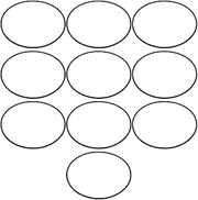 ECSiNG 10Pcs Microphone Rubber Ring Replacement Shock Mount Rubber Bands Universal Elastic Bands Accessories for Recording Studio Music Training Art Organization