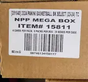 2023-24 Panini Select NBA Basketball Mega Box Case (20 Boxes) - Factory Sealed