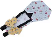 Waterproof Beautiful Pet Chicken Duck Diapers with Bow Tie for Poultry (S Blue)