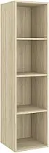 Wall-Mounted TV Cabinet | Sonoma Oak 37x37x142.5cm | Engineered Wood TV Unit | Space-Saving Design for Living Room & Bedroom | Modern & Durable