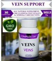 LEG VEIN CIRCULATION & VARICOSE SPIDER SUPPORT, DIOSMIN RUTIN, HESPERIDIN REMEDY