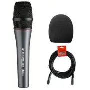 Sennheiser E865 Cardioid Handheld Condenser Microphone w/ XLR Cable & Windscreen