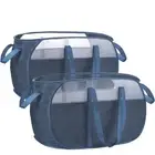 pop-up laundry basket，with Durable Handles collapsible Mesh laundry Hamper,Ea...