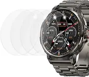 [4-Pack] Screen Protector for AMAZFIT POWER screen film, 2.5D edge designed for AMAZFIT POWER 1.85" inches Smartwatch 9H Tempered Glass Screen Protector