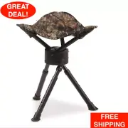 Tripod Swivel Stool Heavy Duty Weather Resistant Deer Camping Hunting Outdoor