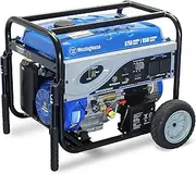 Westinghouse WHXC8500E Utility Series Portable Generator - 6750W Running/8500W Starting, 100% Pure Sine Wave, Electric Start, Ideal for Outdoor and Domestic Applications - Blue & Black
