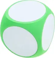 PHENOFICE Large Blank Erasable Dice for DIY Games Fun Party Activities and Math Teaching Lightweight Material for Family Gatherings and Lawn Games Dice