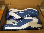 Mizuno 9-Spike Advanced Swagger 2 Low Baseball Cleats Royal/White - Men's 16 NEW