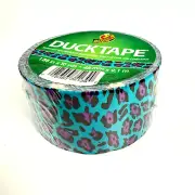 NEW Blue Purple Leopard DUCK TAPE Brand Duct 10yd DISCONTINUED Cheetah Print NIP