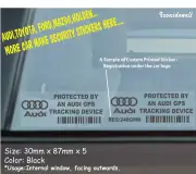 5x GPS Stickers Anti Theft Car Decals Security Alarm Tracking Device Best Gifts