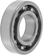 X AUTOHAUX 6206 Deep Groove Ball Bearings 1.18"x2.44"x0.63" P4 Open Type Lubricated Bearings 1 Pc Car Scooter Skateboard Wheel Universal Silver Tone