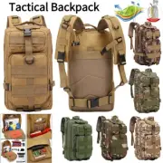 Tactical Military Molle Backpack Small Army Survival Bug Out Bag Rucksack Pack