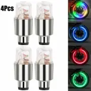 4x Car Auto Wheel Tire Tyre Air Valve Stem LED Light Cap Cover Accessory USA