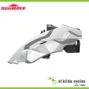 Sunrace Front Derailleur 3 Speed - Clamp Mount Dual Pull - 34.9 - Black