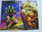 Wolverine & Sabretooth 1992 Wiltman McNabb Poster 10 x 13 promo poster