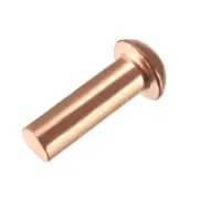 10 Pcs 5/16" x 63/64" Round Head Copper Solid Rivets Fasteners