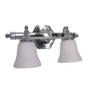 Trans Globe Lighting Jamestown 2 Light Polished Chrome Vainity Wall
