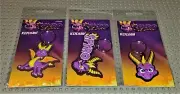 SPYRO the Dragon 2D Chibi Rubber Keyrings Choose from list. New Sealed