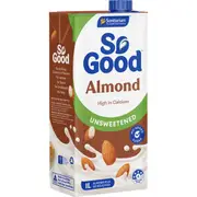 Sanitarium So Good Unsweetened Almond Long Life Milk UHT 1L